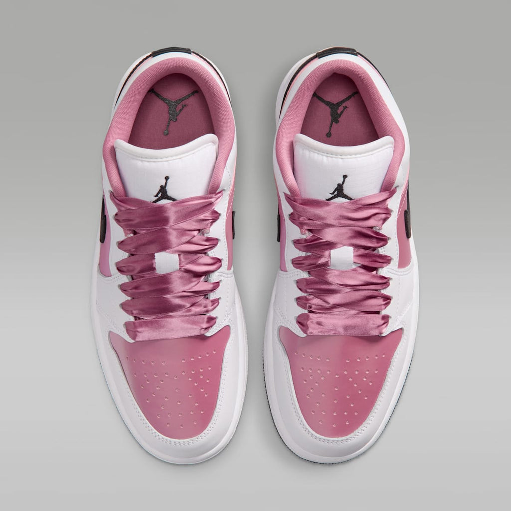 Air Jordan 1 Low SE Women's Shoes - White/Black/Desert Berry - Image 4