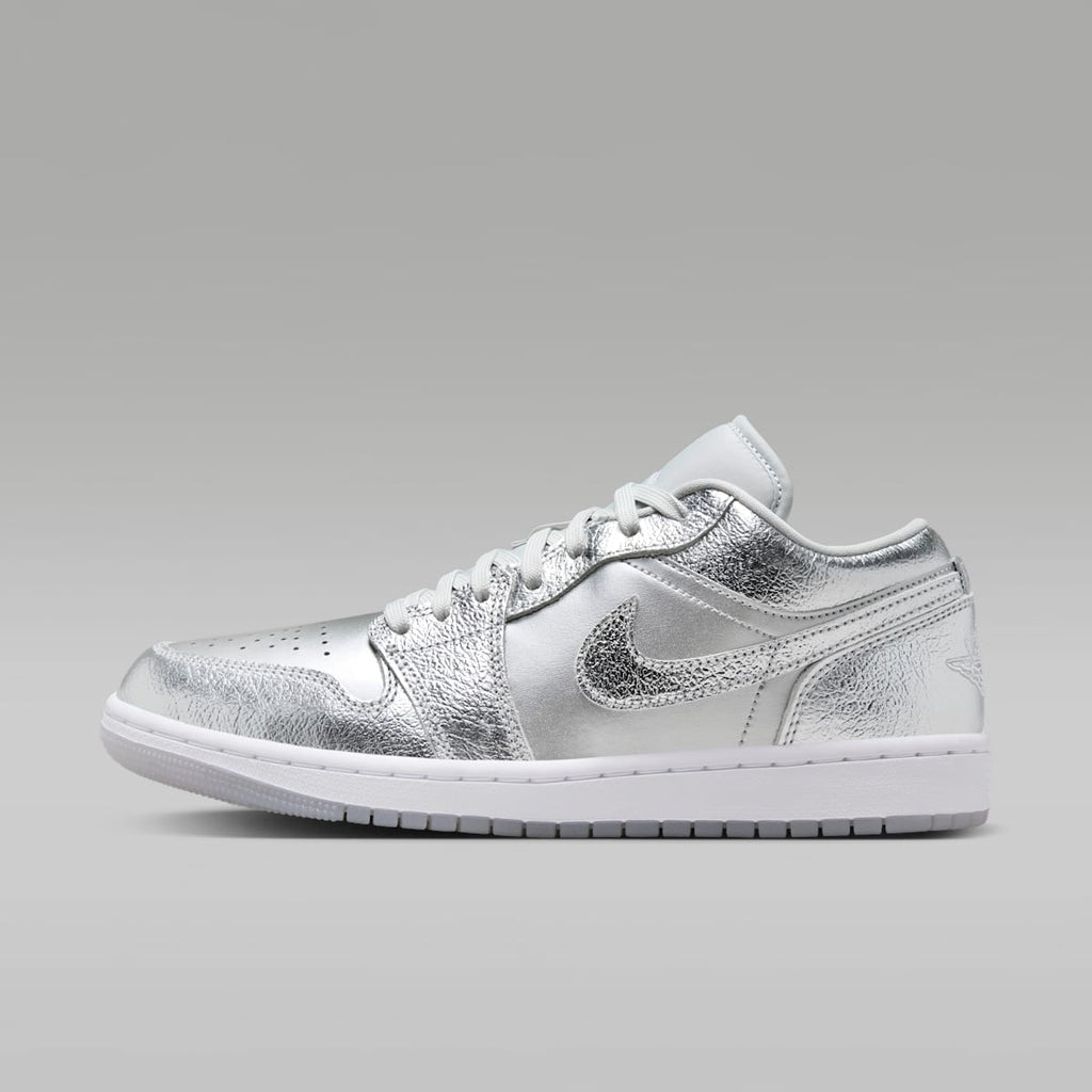 Air Jordan 1 Low SE Women's Shoes - Metallic Silver/Wolf Grey/White/Photon Dust - Image 1