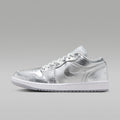 Air Jordan 1 Low SE Women's Shoes - Metallic Silver/Wolf Grey/White/Photon Dust - Image 1