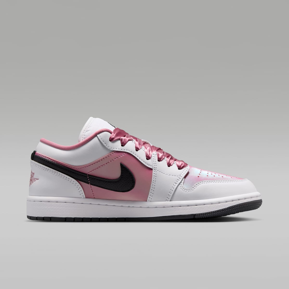 Air Jordan 1 Low SE Women's Shoes - White/Black/Desert Berry - Image 3