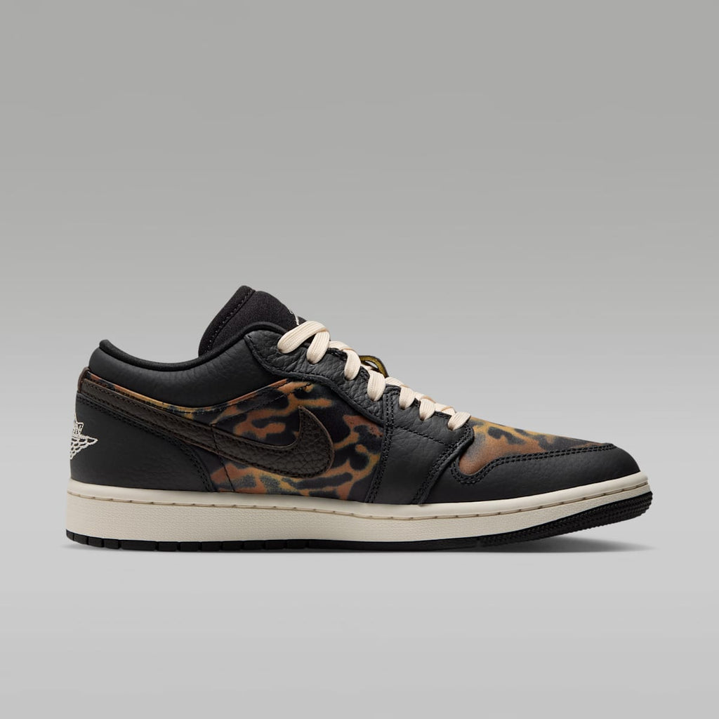 Air Jordan 1 Low SE Women's Shoes - Black/Velvet Brown/Chalk - Image 3