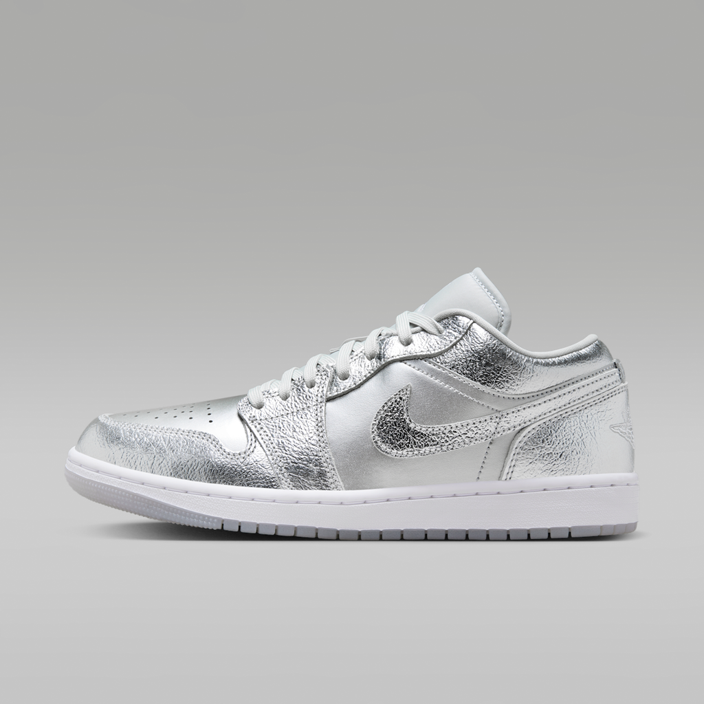 Air Jordan 1 Low SE Women's Shoes - Metallic Silver/Wolf Grey/White/Photon Dust