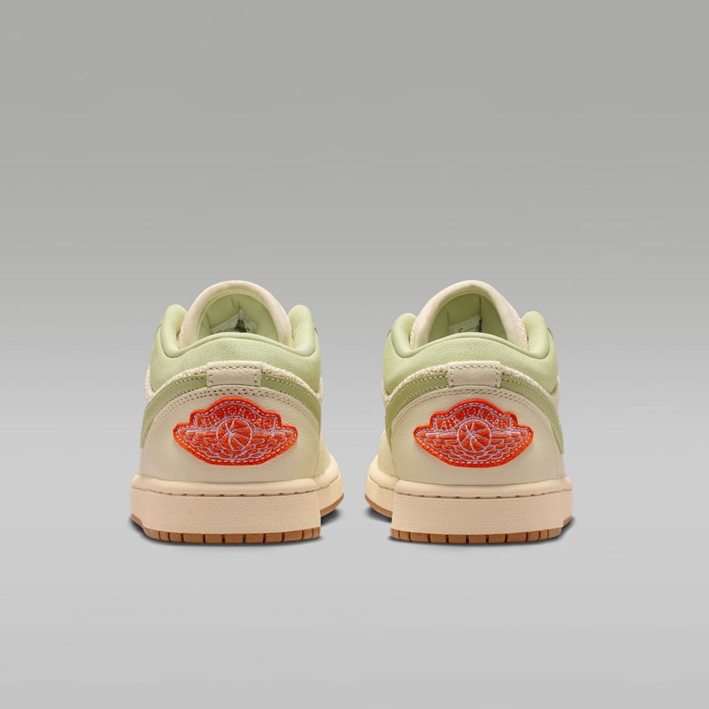 Air Jordan 1 Low SE Women's Shoes - Sail/Olive Aura/Pearl White/Iced Carmine - Image 6