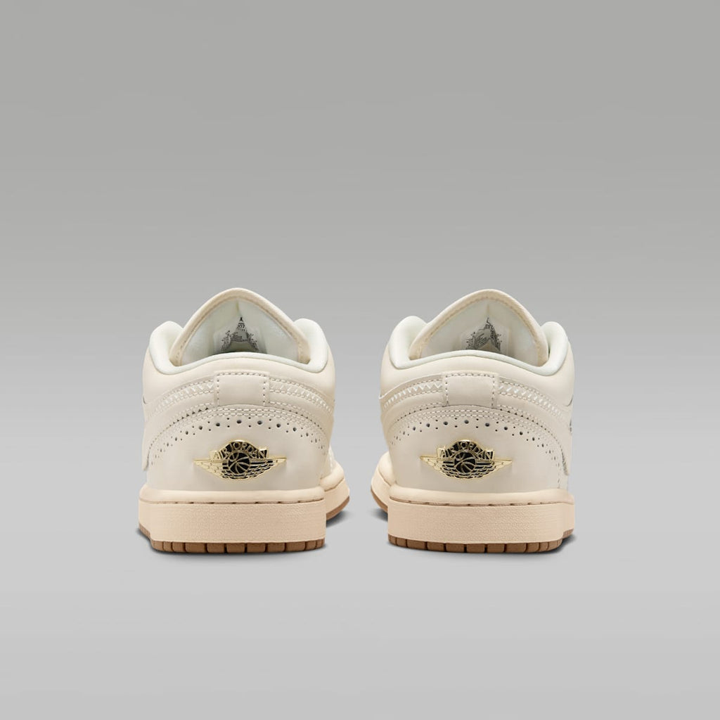 Air Jordan 1 Low SE Women's Shoes - Chalk/Metallic Gold/Pearl White/Chalk - Image 6