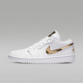 Air Jordan 1 Low SE Women's Shoes - White/White/Metallic Gold - Image 1