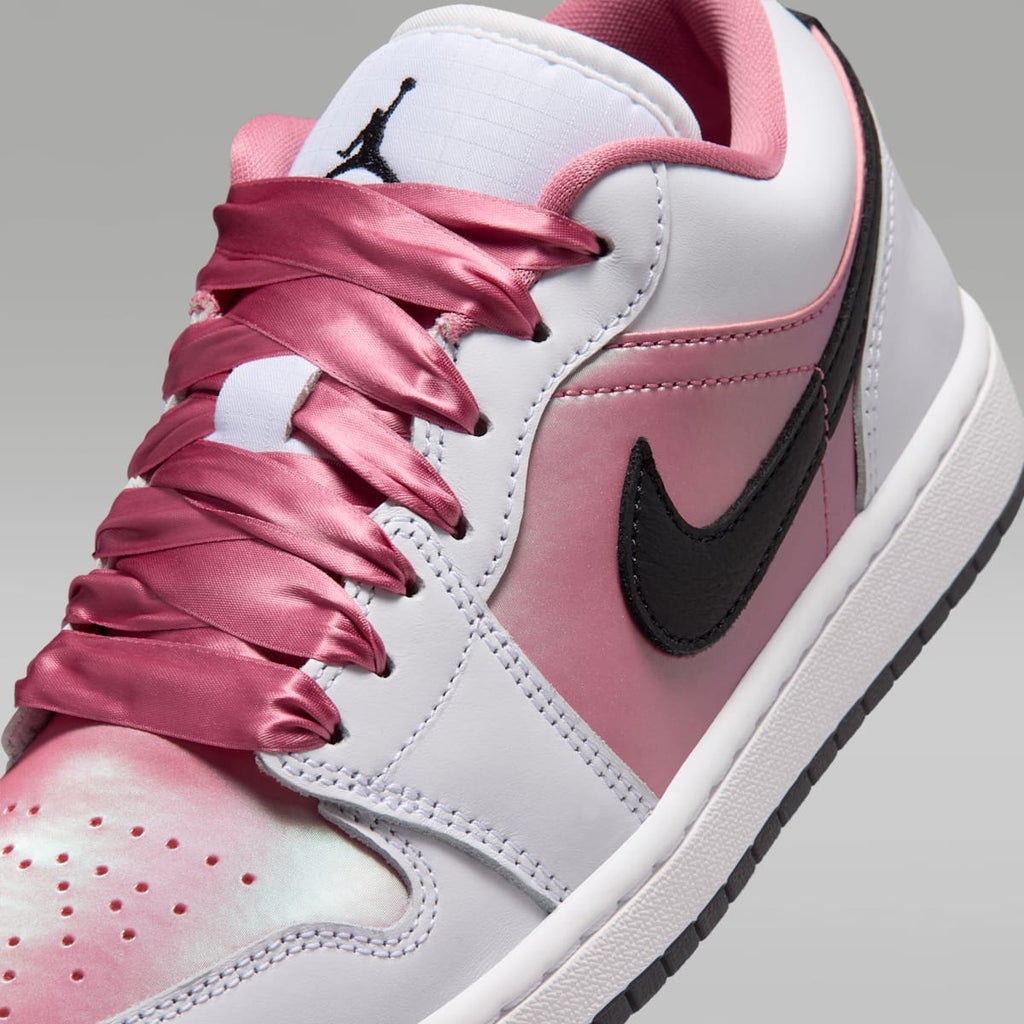 Air Jordan 1 Low SE Women's Shoes - White/Black/Desert Berry - Image 7