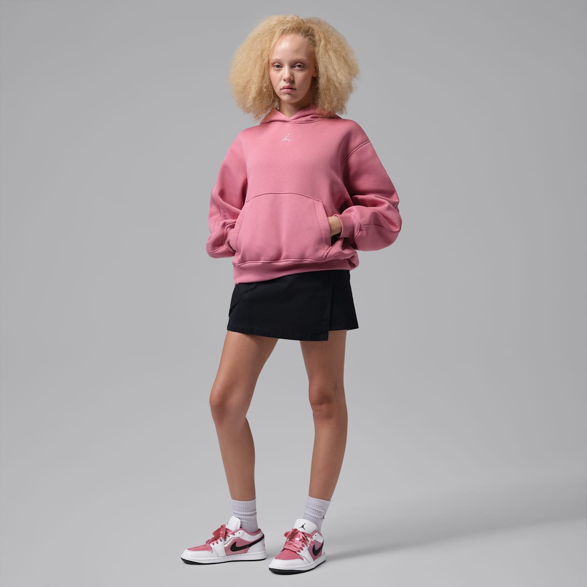 Air Jordan 1 Low SE Women's Shoes - White/Black/Desert Berry - Image 9