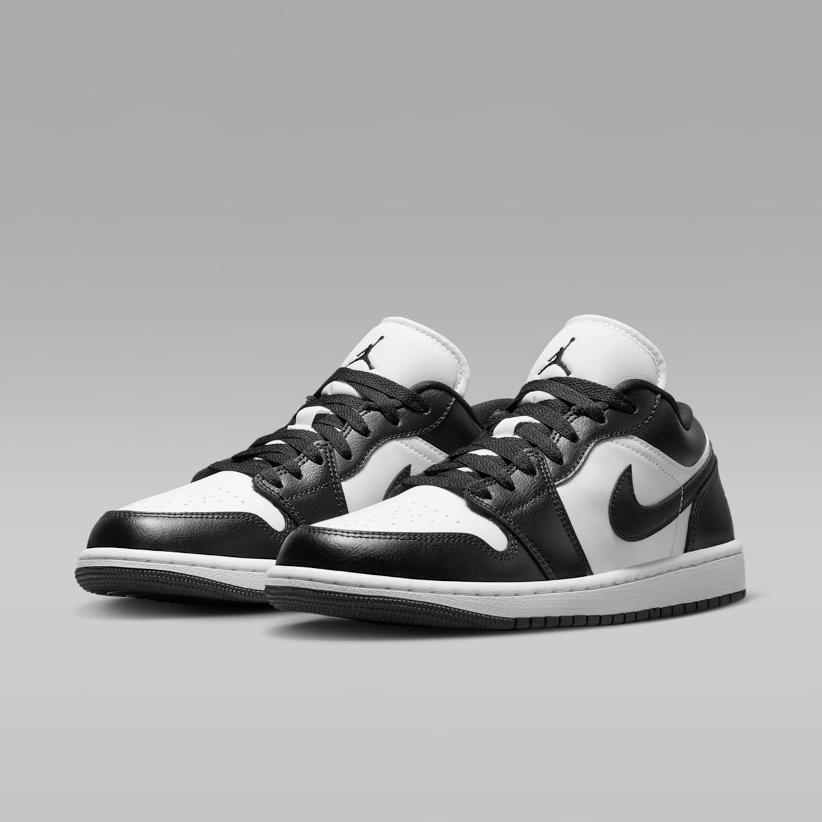 Air Jordan 1 Low Women's Shoes - White/White/Black