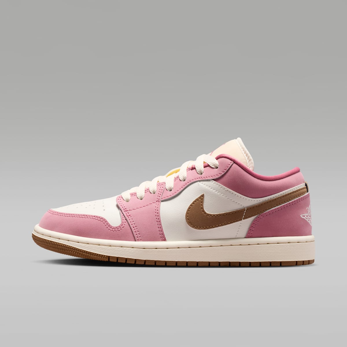 Air Jordan 1 Low Women's Shoes - Desert Berry/Light British Tan/Chalk/Sail - Image 1