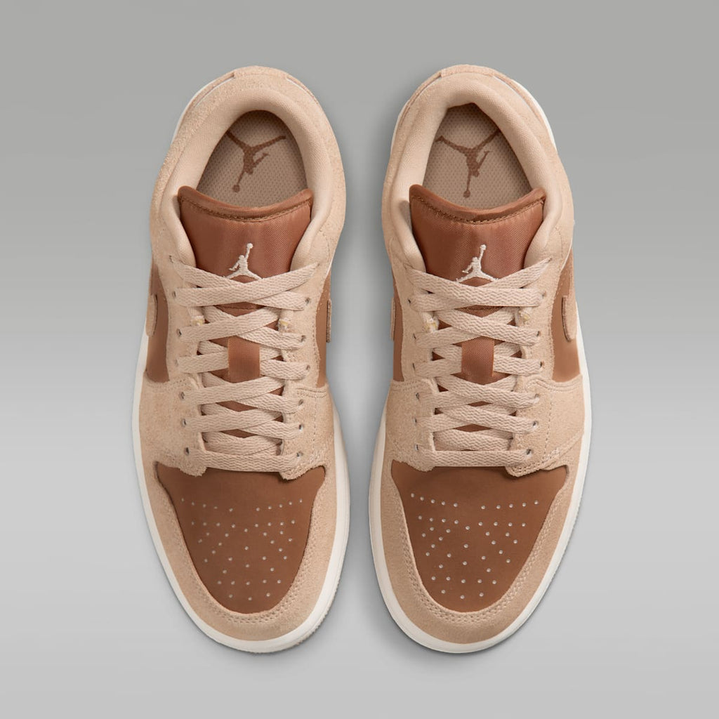 Air Jordan 1 Low Women's Shoes - Legend Medium Brown/Chalk/Light British Tan