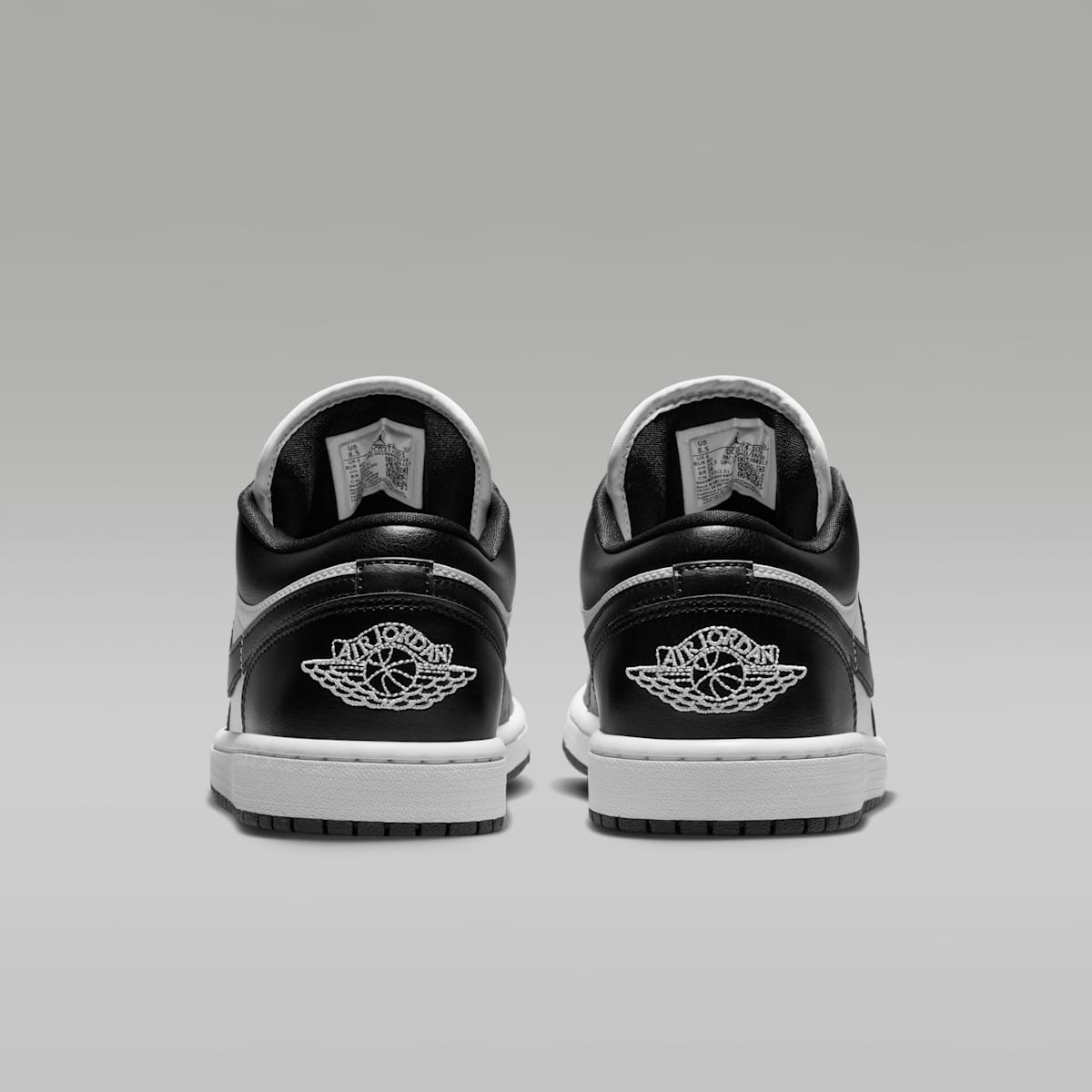 Air Jordan 1 Low Women's Shoes - White/White/Black - Image 6