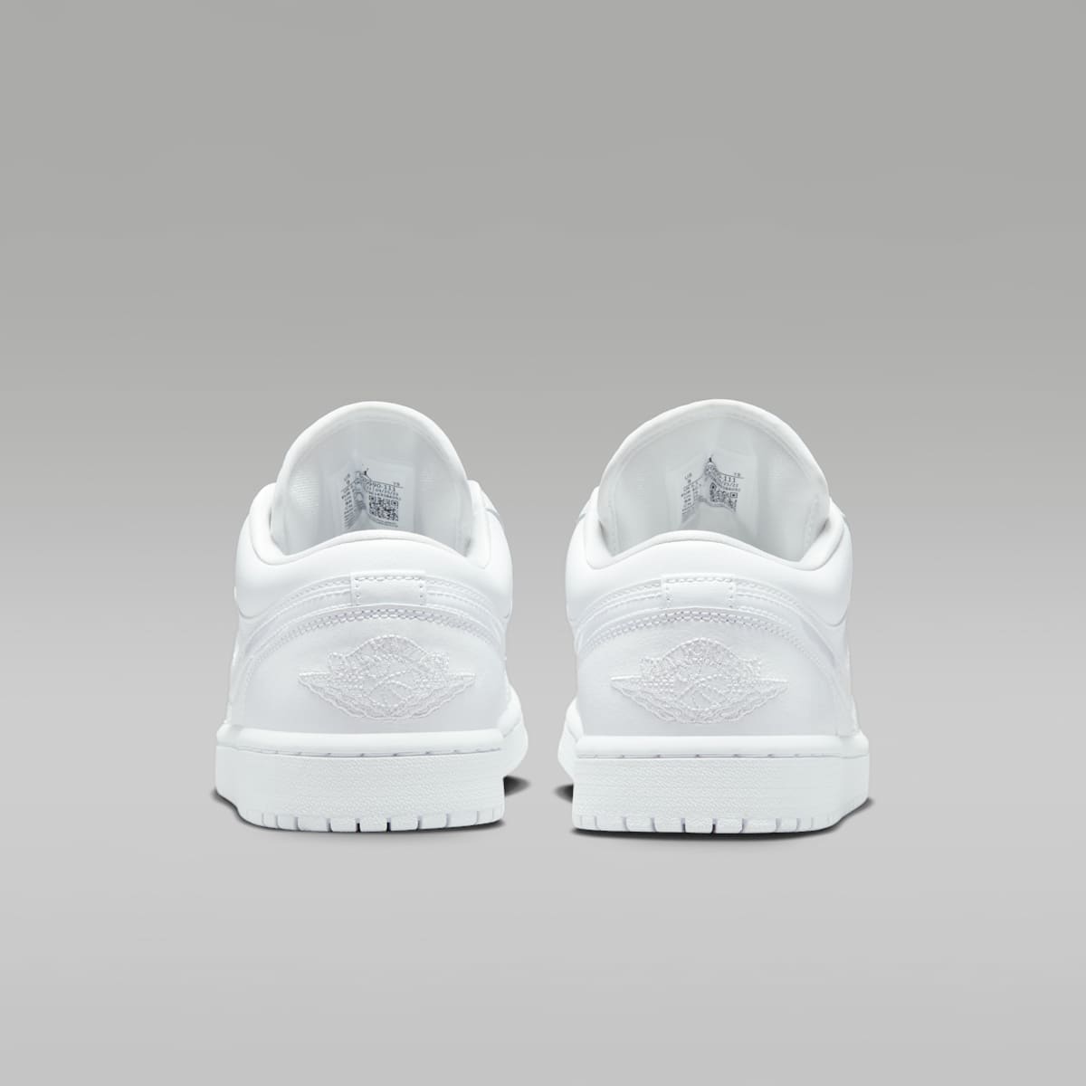 Air Jordan 1 Low Women's Shoes - White/White/White