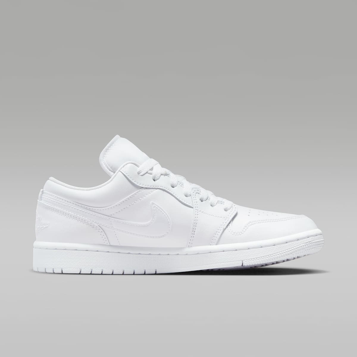 Air Jordan 1 Low Women's Shoes - White/White/White