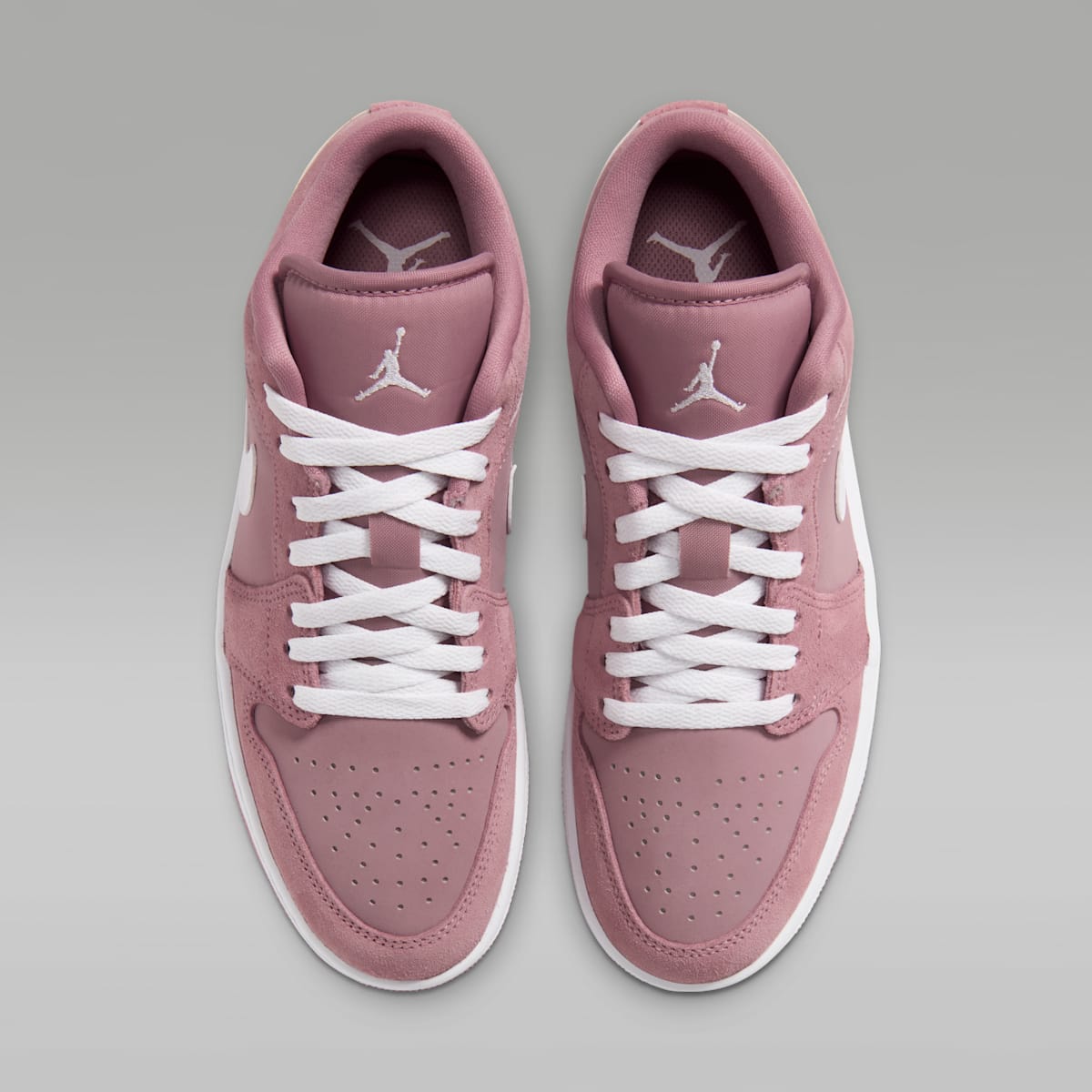 Air Jordan 1 Low Women's Shoes - Rust Pink/Rust Pink/White