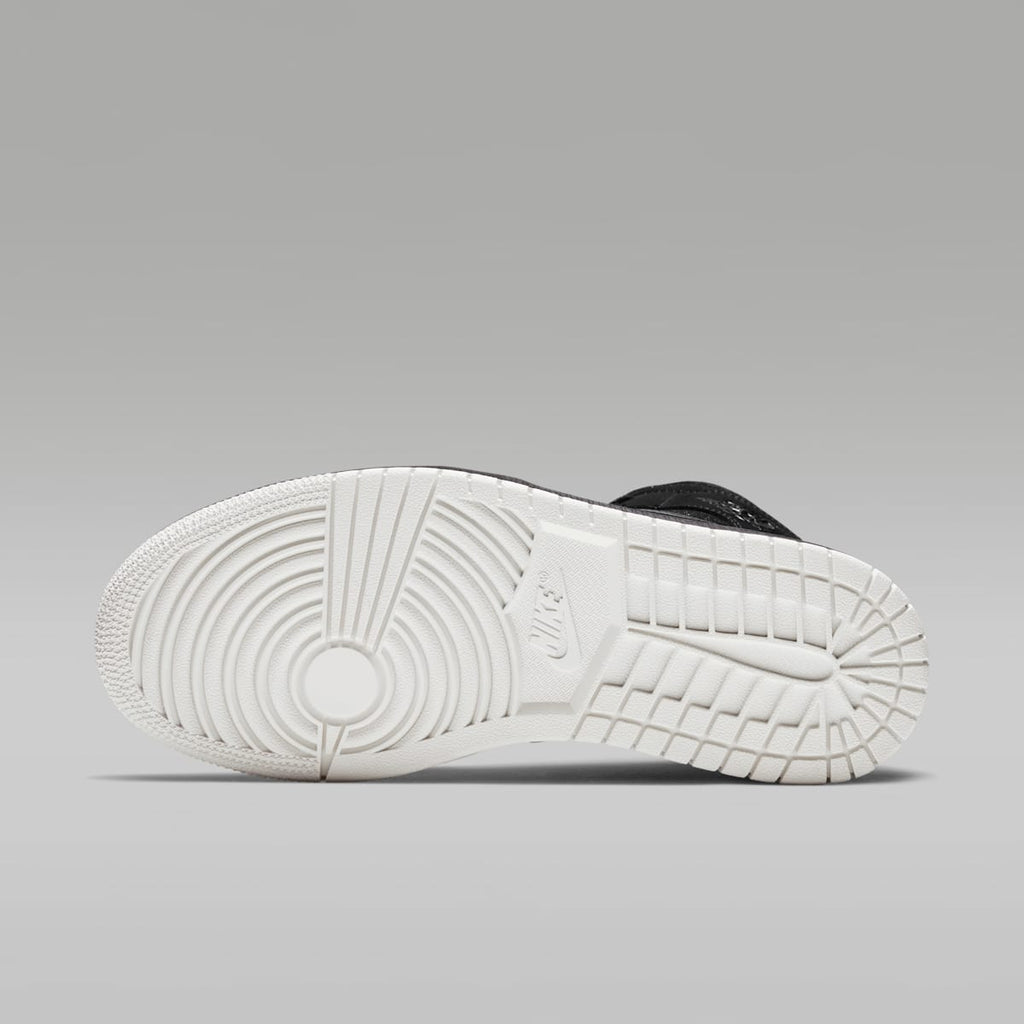 Air Jordan 1 Mid Women's Shoes - Black/White/Phantom - Image 2