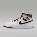 Air Jordan 1 Mid Women's Shoes - White/Cacao Wow/Cacao Wow - Image 1
