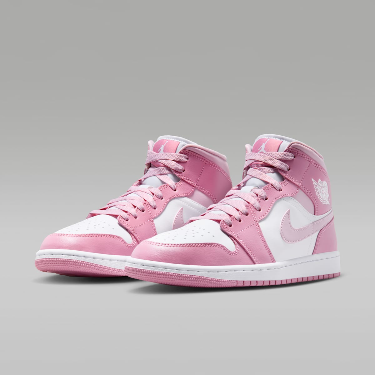 Air Jordan 1 Mid Women's Shoes - Elemental Pink/Iced Carmine/Coconut Milk/Sail