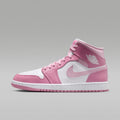 Air Jordan 1 Mid Women's Shoes - Elemental Pink/Iced Carmine/Coconut Milk/Sail