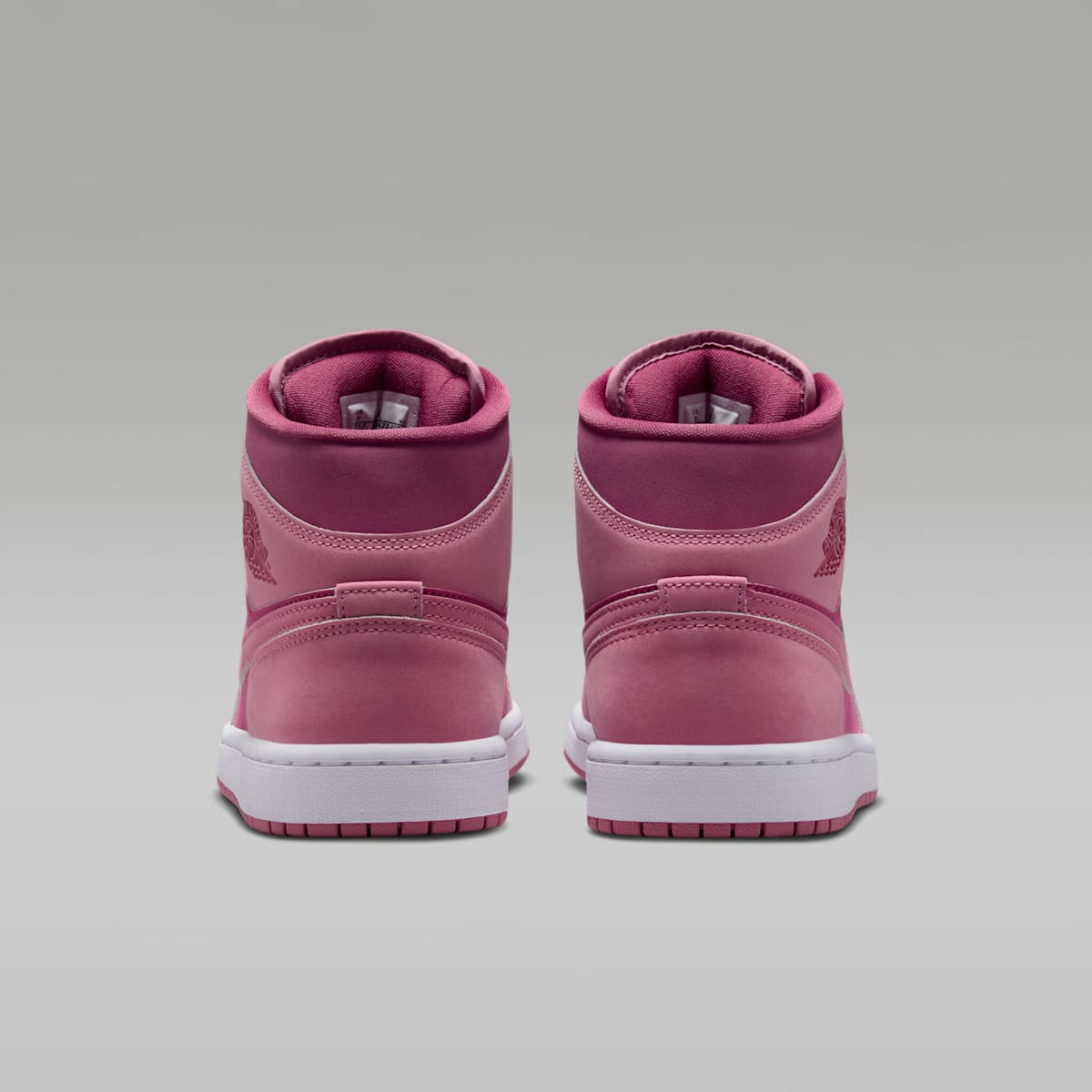 Air Jordan 1 Mid Women's Shoes - Desert Berry/White/Sweet Beet