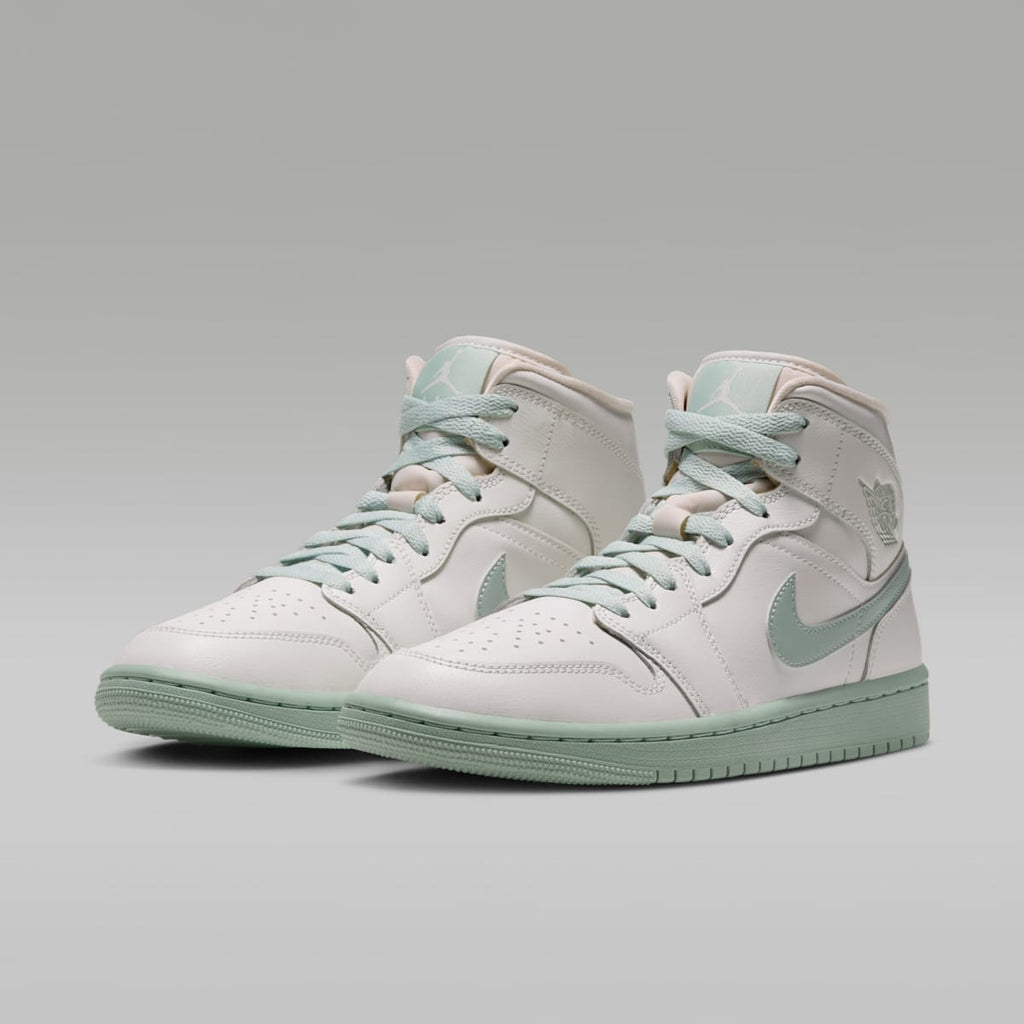 Air Jordan 1 Mid Women's Shoes - Sail/Pistachio Frost - Image 5