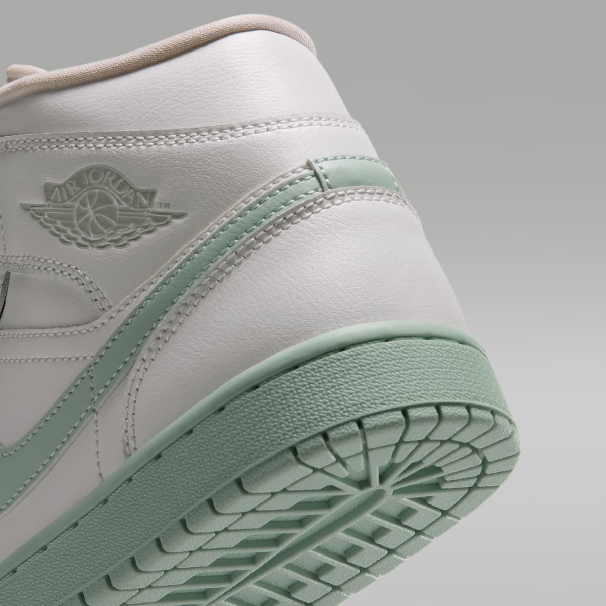 Air Jordan 1 Mid Women's Shoes - Sail/Pistachio Frost - Image 8