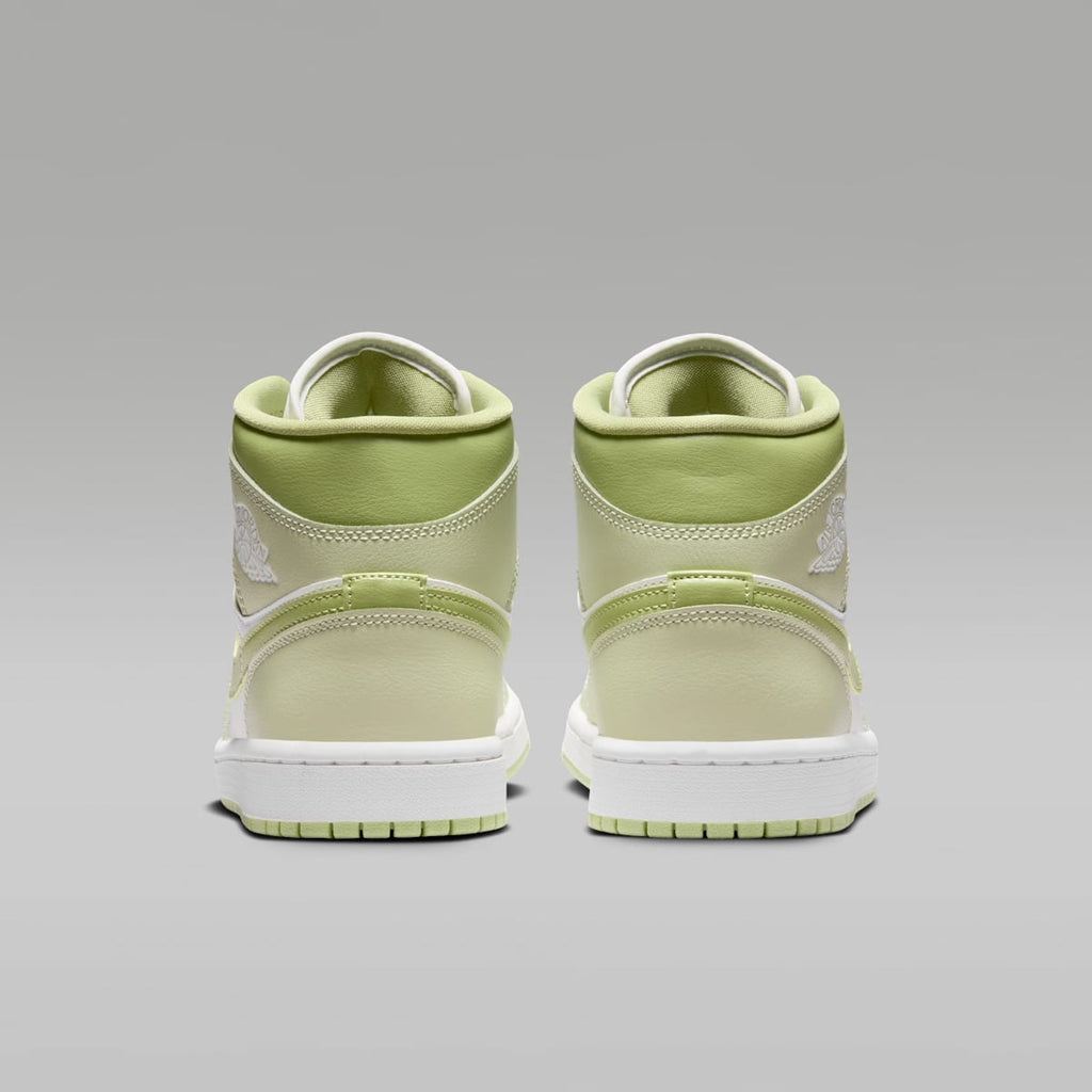 Air Jordan 1 Mid Women's Shoes - Olive Aura/Lawn/Coconut Milk/Sail - Image 6