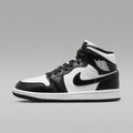 Air Jordan 1 Mid Women's Shoes - White/White/Black - Image 1