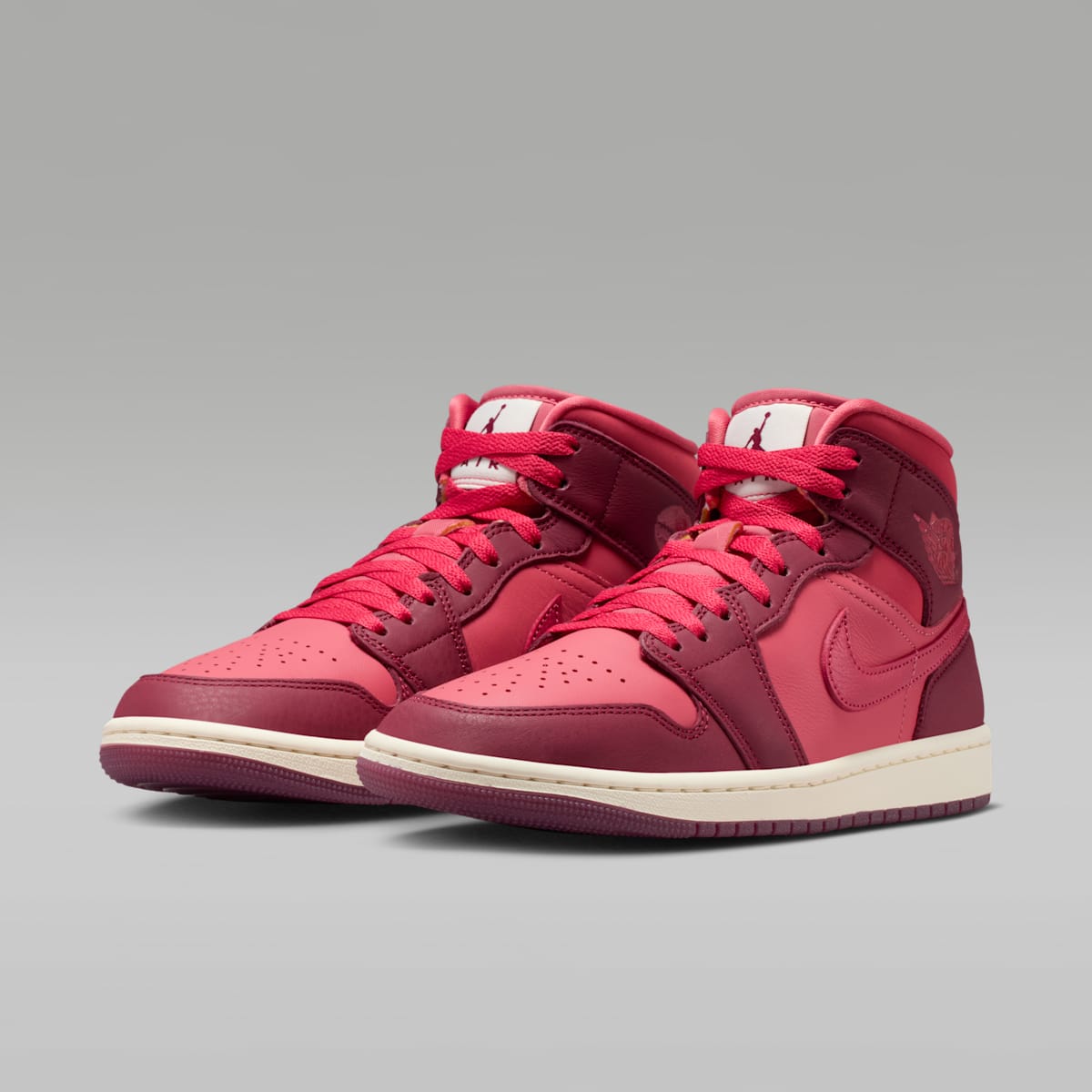 Air Jordan 1 Mid SE Women's Shoes - Team Red/Pueblo Red/Pale Ivory/Sierra Red - Image 5