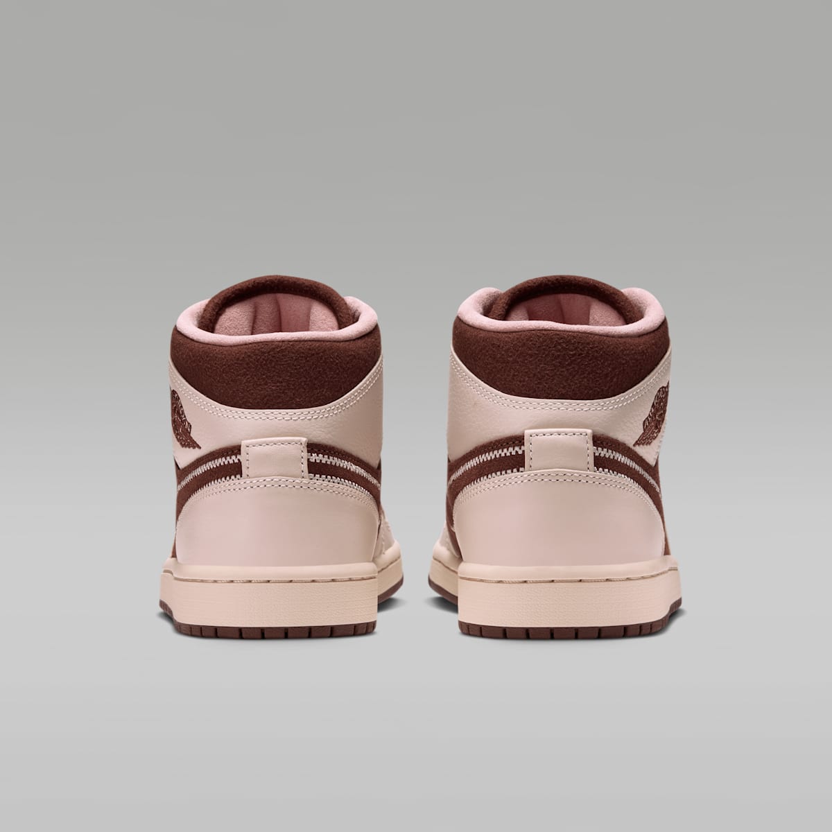 Air Jordan 1 Mid SE Women's Shoes - Cacao Wow/Rust Pink/Pearl White - Image 6