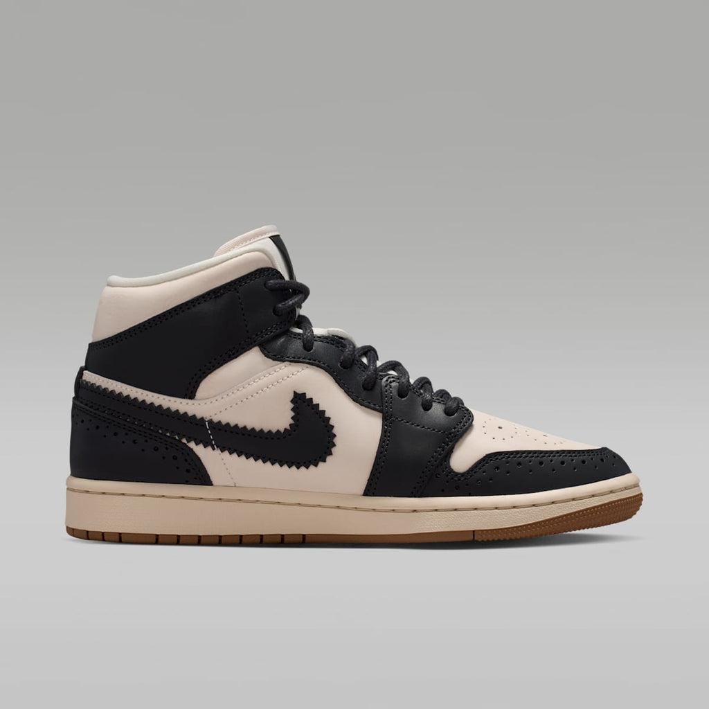 Air Jordan 1 Mid SE Women's Shoes - Off Noir/Chalk/Pearl White/Chalk - Image 3