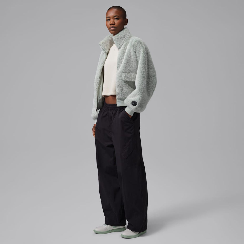 Air Jordan 1 Mid Women's Shoes - Sail/Pistachio Frost - Image 9