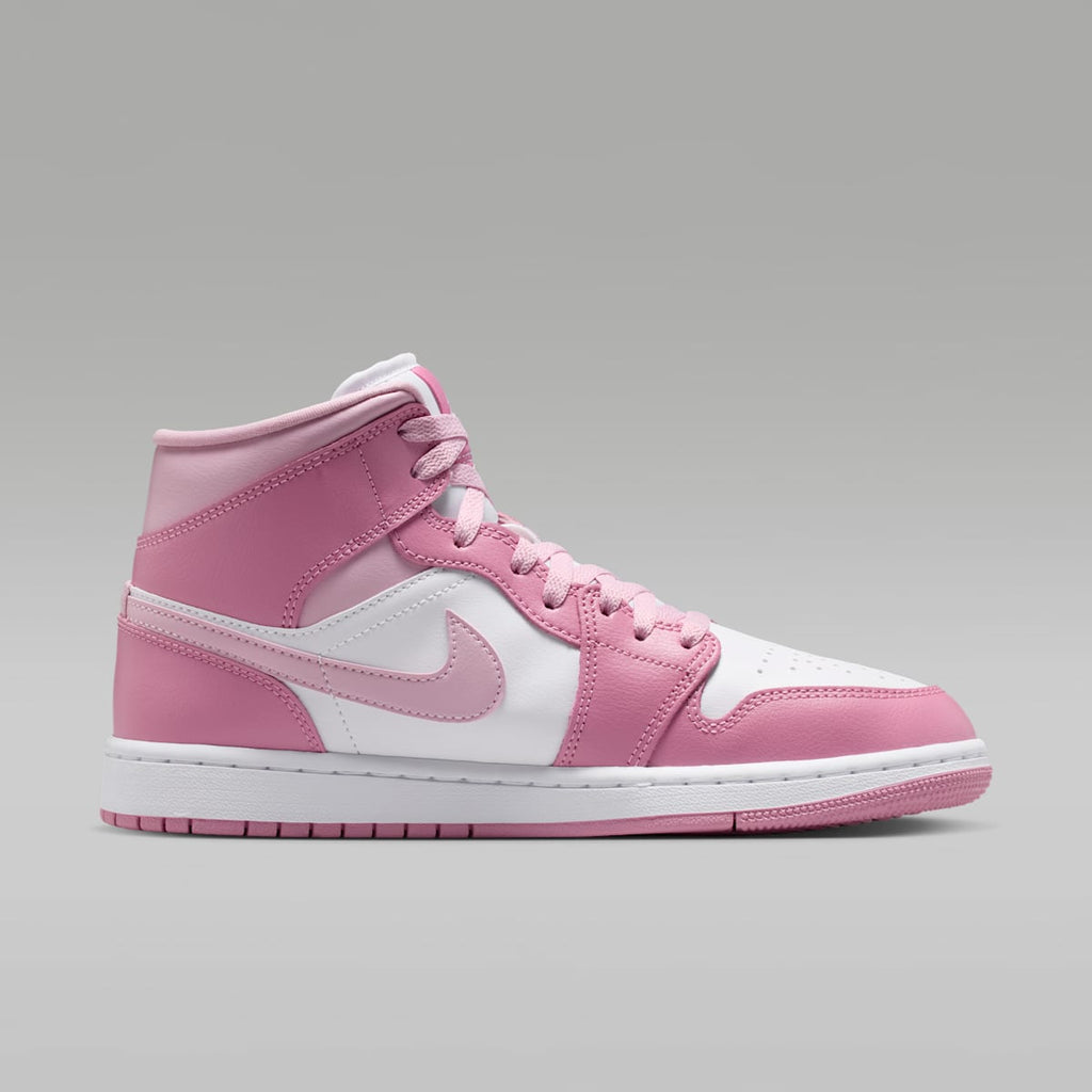 Air Jordan 1 Mid Women's Shoes - Elemental Pink/Iced Carmine/Coconut Milk/Sail