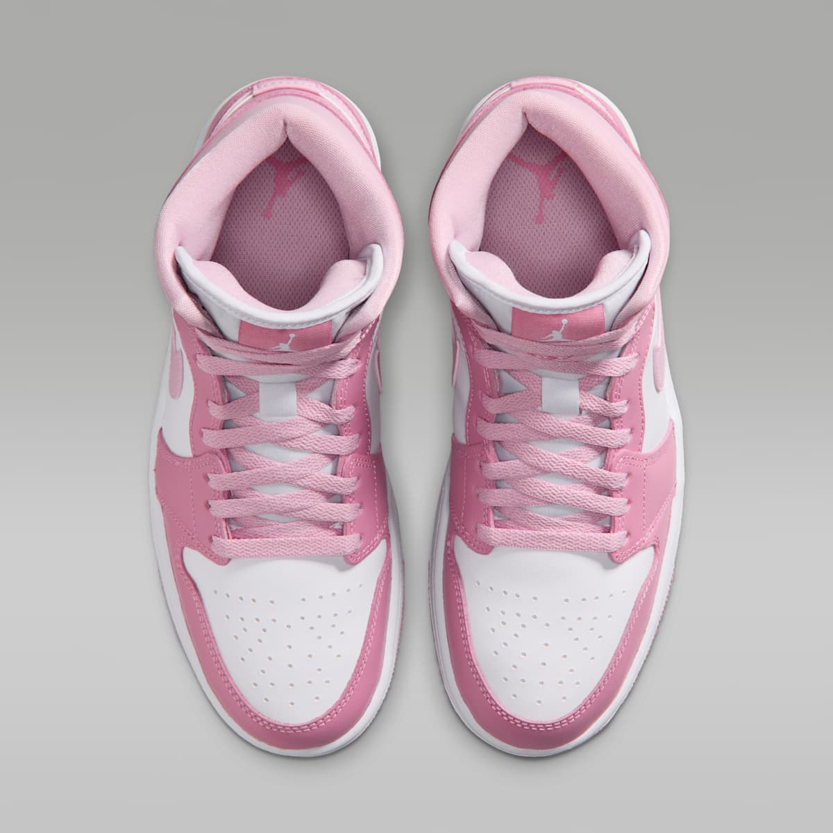 Air Jordan 1 Mid Women's Shoes - Elemental Pink/Iced Carmine/Coconut Milk/Sail