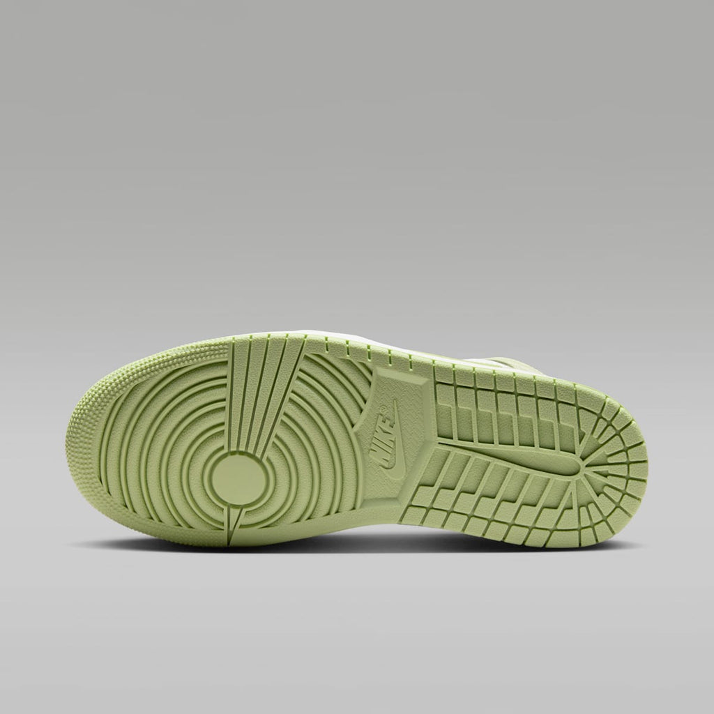 Air Jordan 1 Mid Women's Shoes - Olive Aura/Lawn/Coconut Milk/Sail - Image 2