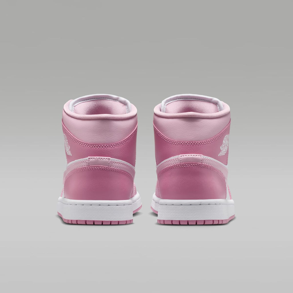 Air Jordan 1 Mid Women's Shoes - Elemental Pink/Iced Carmine/Coconut Milk/Sail