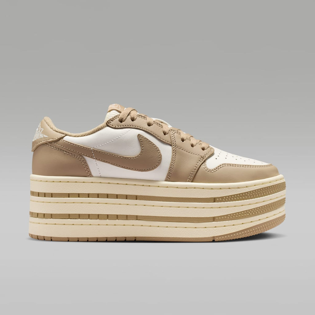 Air Jordan 1 Triple Stack Women's Shoes - Khaki/Sail/Coconut Milk/Khaki