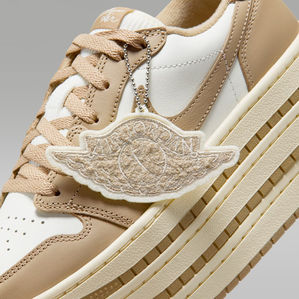 Air Jordan 1 Triple Stack Women's Shoes - Khaki/Sail/Coconut Milk/Khaki