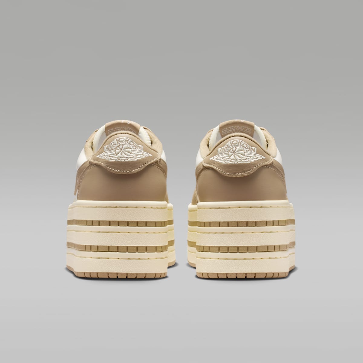 Air Jordan 1 Triple Stack Women's Shoes - Khaki/Sail/Coconut Milk/Khaki