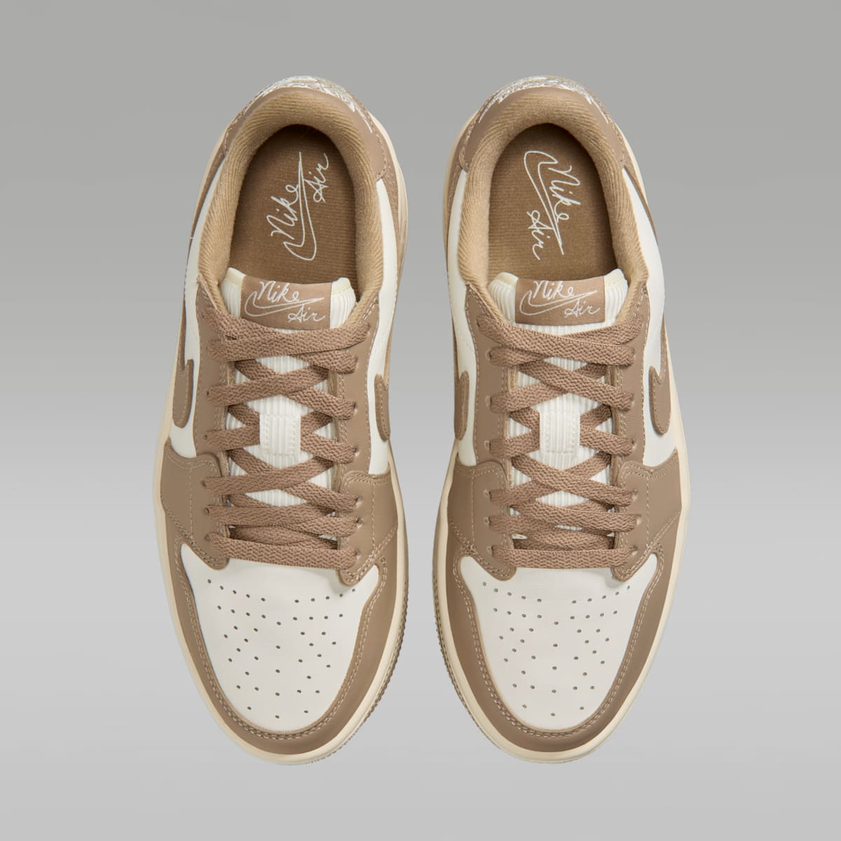 Air Jordan 1 Triple Stack Women's Shoes - Khaki/Sail/Coconut Milk/Khaki