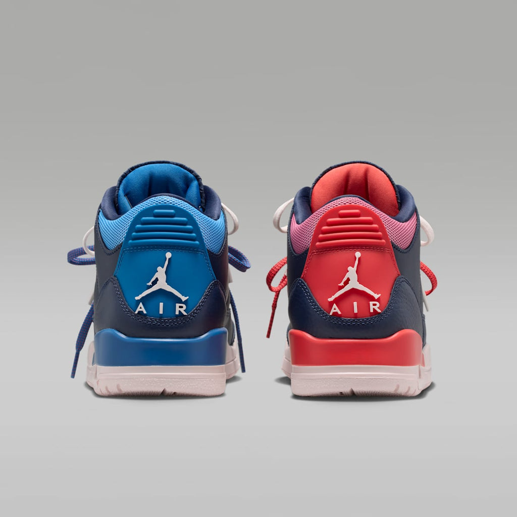 Air Jordan 3 Retro "Sport Renaissance" Women's Shoes - Obsidian/Track Red/Chalk/Chalk - Image 6