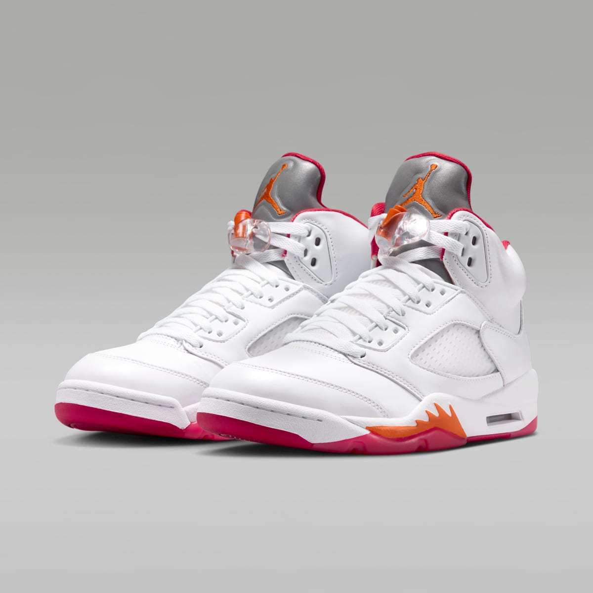 Air Jordan 5 Retro "Sunset" Women's Shoes - White/Fire Red/Sunset - Image 5