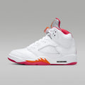 Air Jordan 5 Retro "Sunset" Women's Shoes - White/Fire Red/Sunset - Image 1