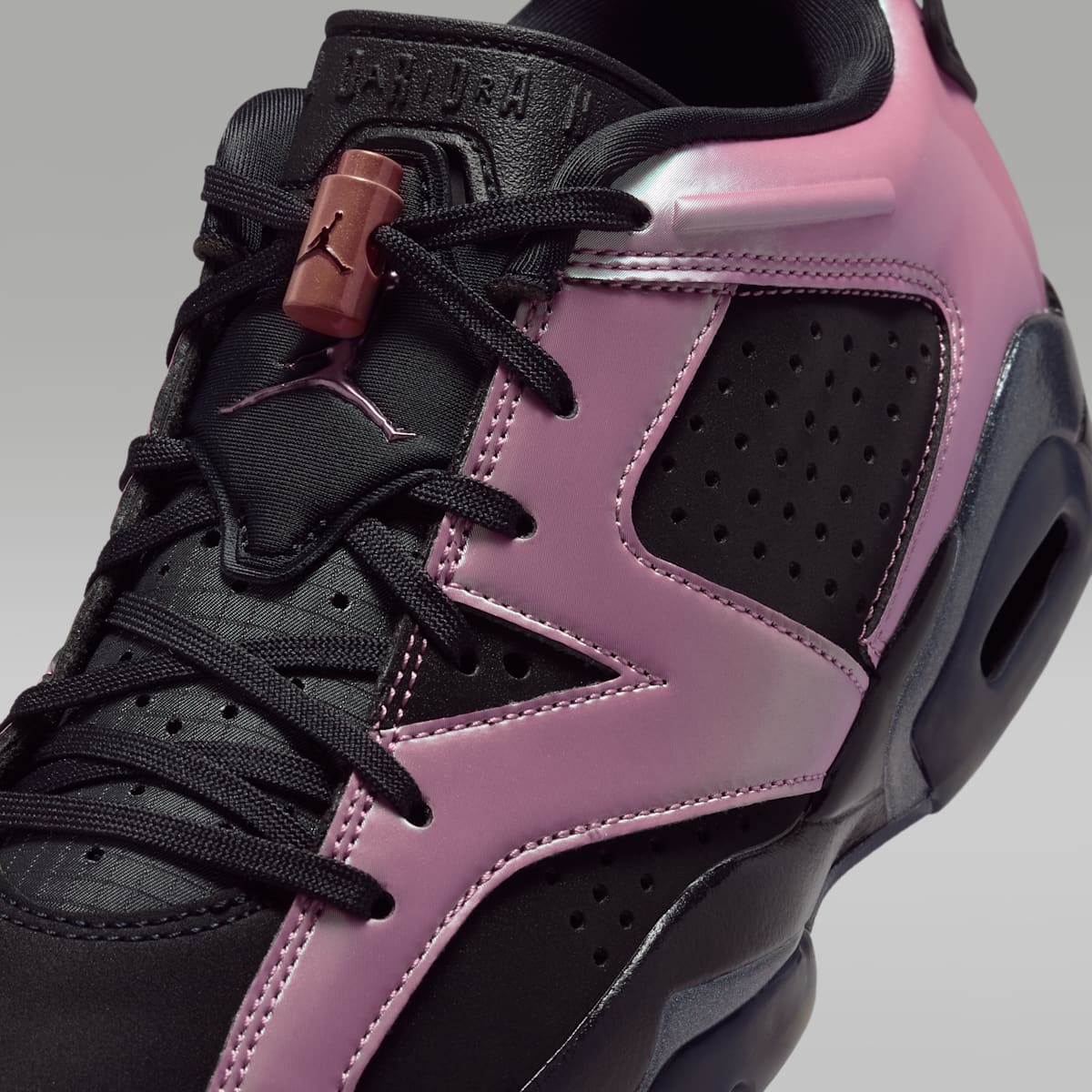 Air Jordan 6 Retro Low "Metamorphosis" Women's Shoes - Black/Desert Berry/Black - Image 7