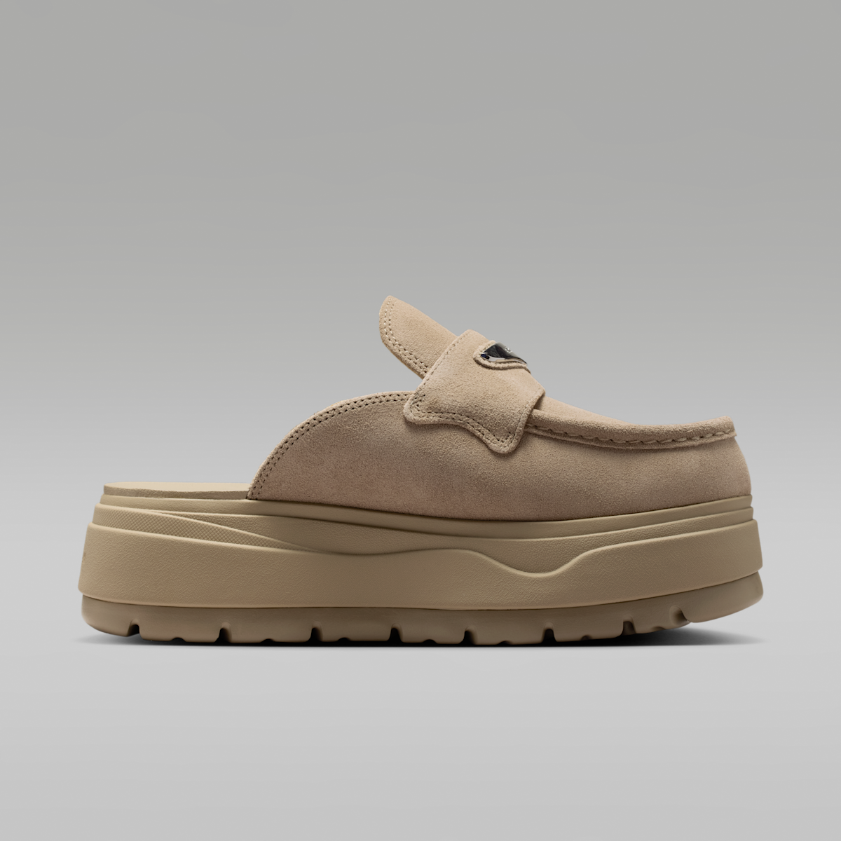 Air Jordan Mule Women's Shoes - Khaki/Metallic Silver