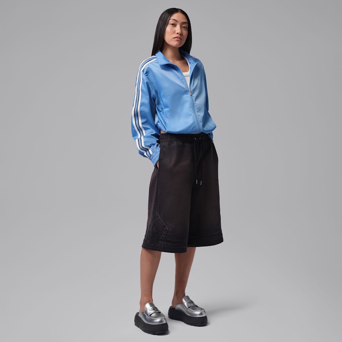 Air Jordan Mule SE Women's Shoes - Metallic Silver/Shadow Brown/Wolf Grey/Metallic Silver