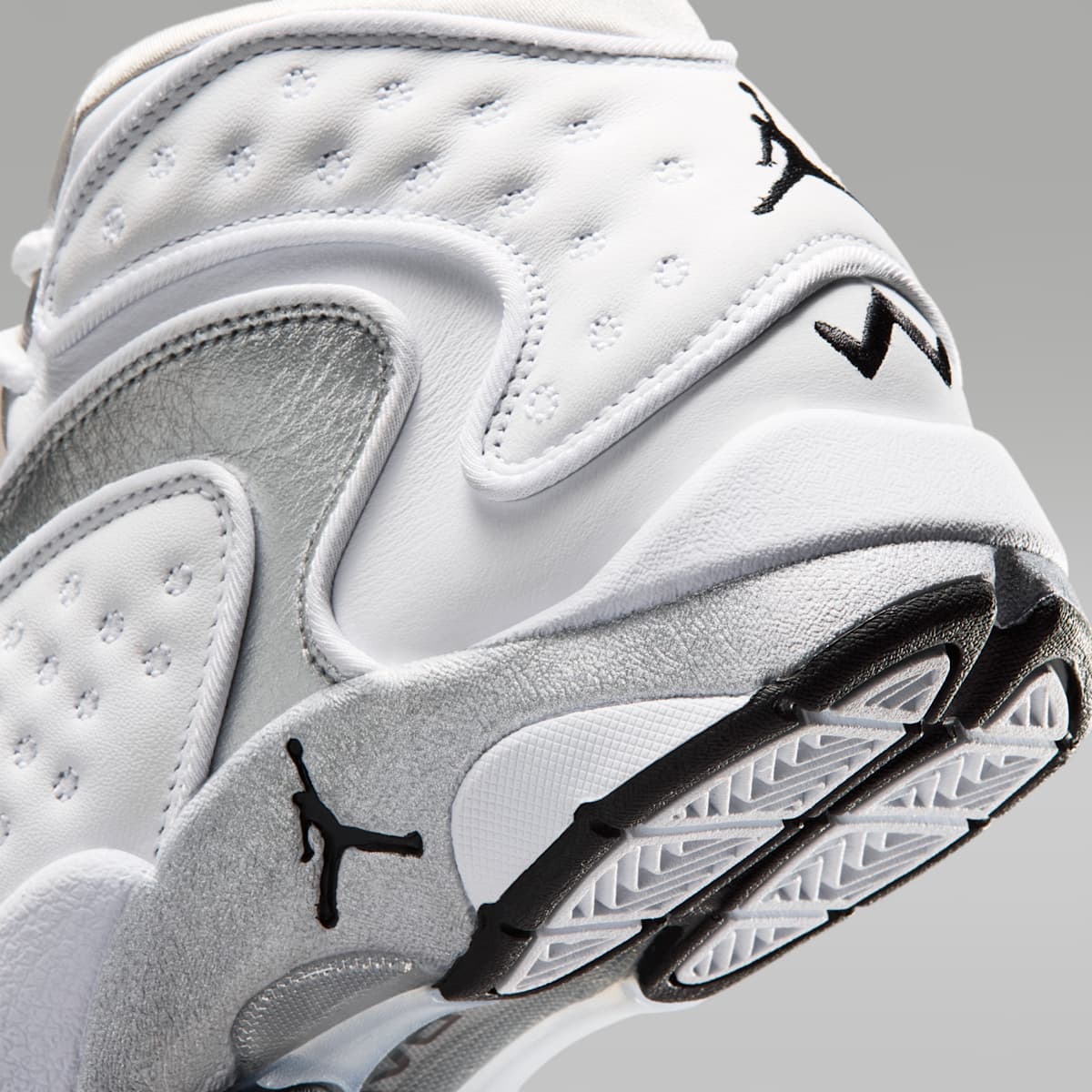 Air Jordan OG Women's Shoes - White/Black/Metallic Silver