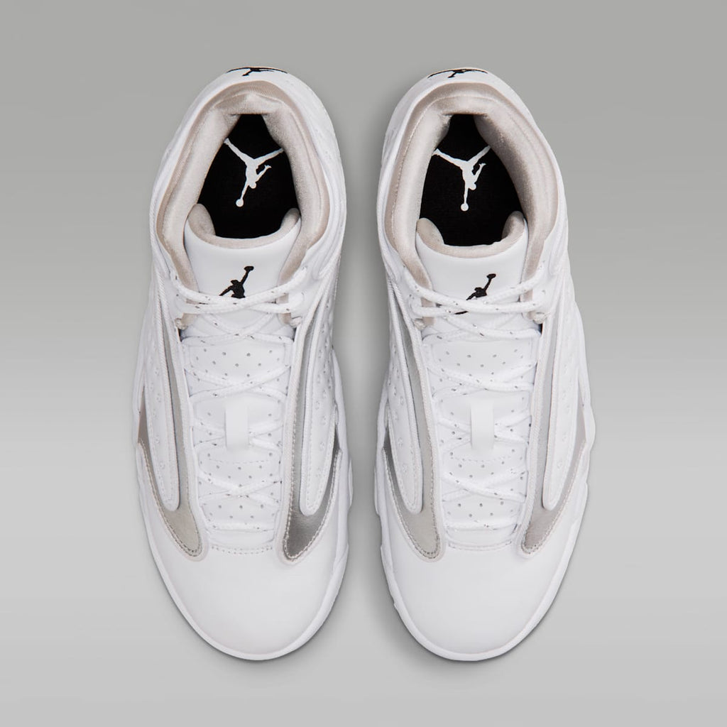 Air Jordan OG Women's Shoes - White/Black/Metallic Silver - Image 4