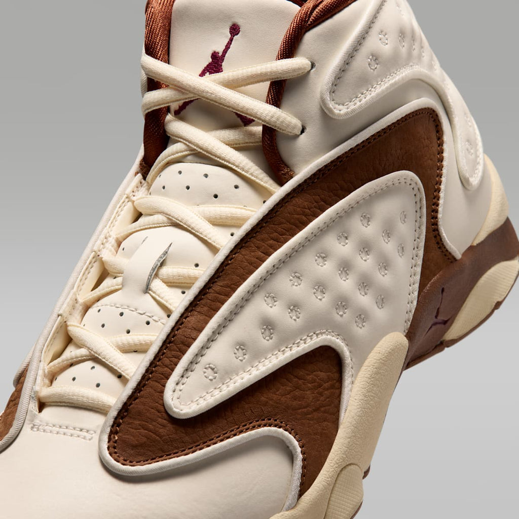 Air Jordan OG Women's Shoes - Pale Ivory/Light British Tan/Muslin/Track Red - Image 7