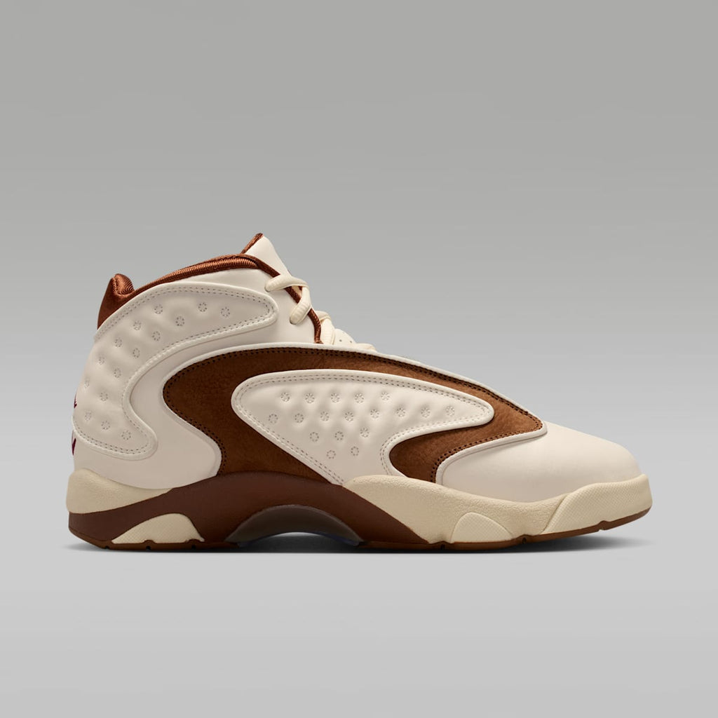 Air Jordan OG Women's Shoes - Pale Ivory/Light British Tan/Muslin/Track Red