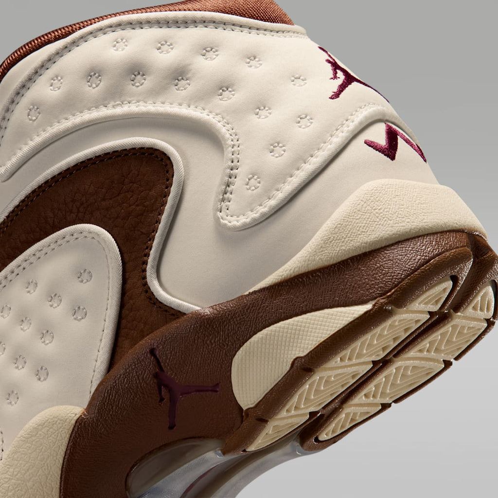 Air Jordan OG Women's Shoes - Pale Ivory/Light British Tan/Muslin/Track Red - Image 8
